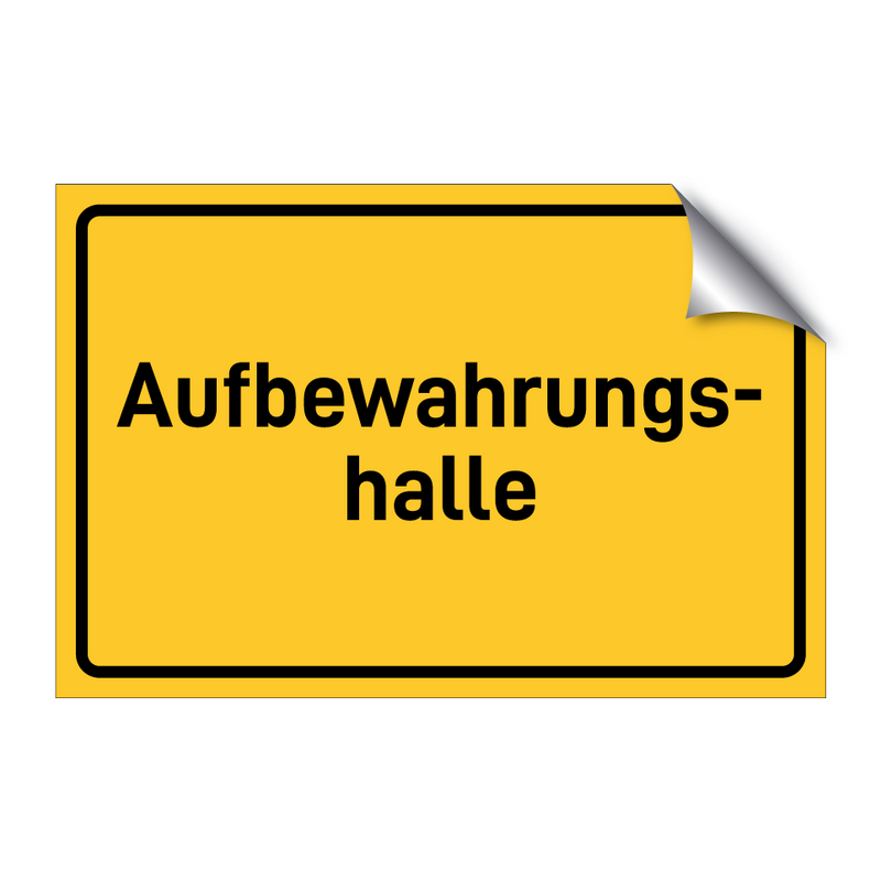Aufbewahrungs- halle