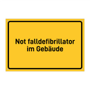 Not falldefibrillator im Gebäude & Not falldefibrillator im Gebäude