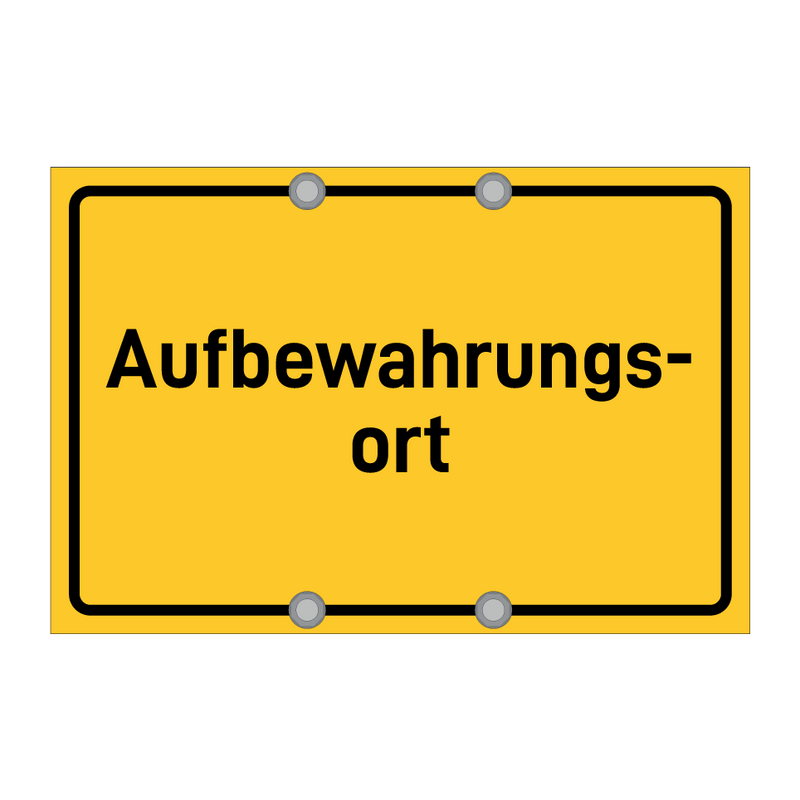 Aufbewahrungs- ort