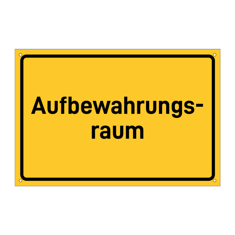 Aufbewahrungs- raum