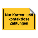 Nur Karten- und kontaktlose Zahlungen & Nur Karten- und kontaktlose Zahlungen