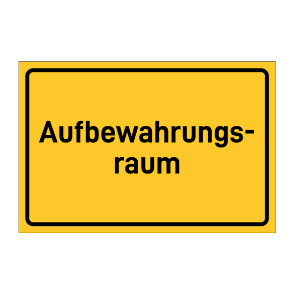 Aufbewahrungs- raum