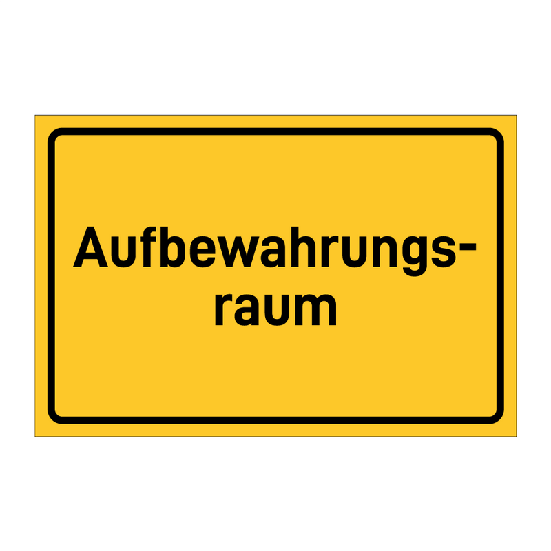 Aufbewahrungs- raum