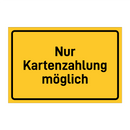 Nur Kartenzahlung möglich & Nur Kartenzahlung möglich & Nur Kartenzahlung möglich