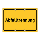 Abfalltrennung