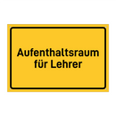 Aufenthaltsraum für Lehrer