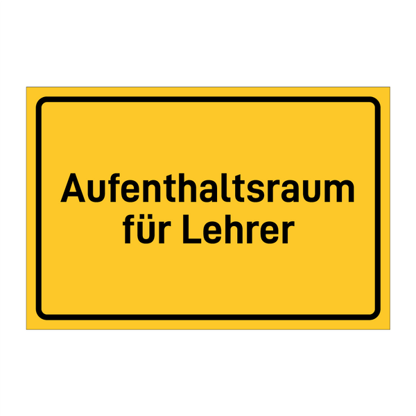 Aufenthaltsraum für Lehrer