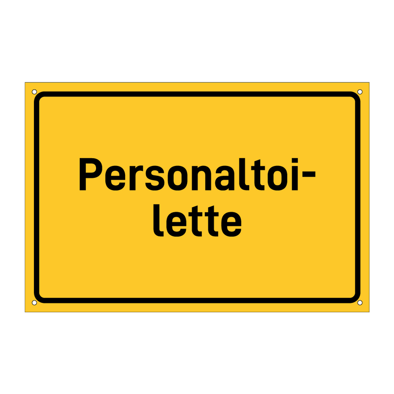 Personaltoi- lette & Personaltoi- lette & Personaltoi- lette & Personaltoi- lette
