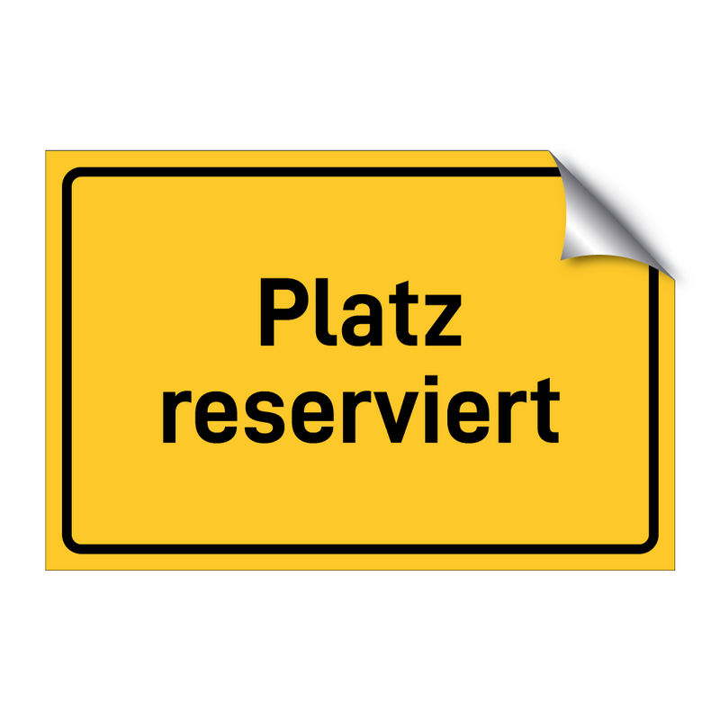 Platz reserviert & Platz reserviert & Platz reserviert & Platz reserviert