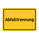 Abfalltrennung