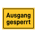 Ausgang gesperrt