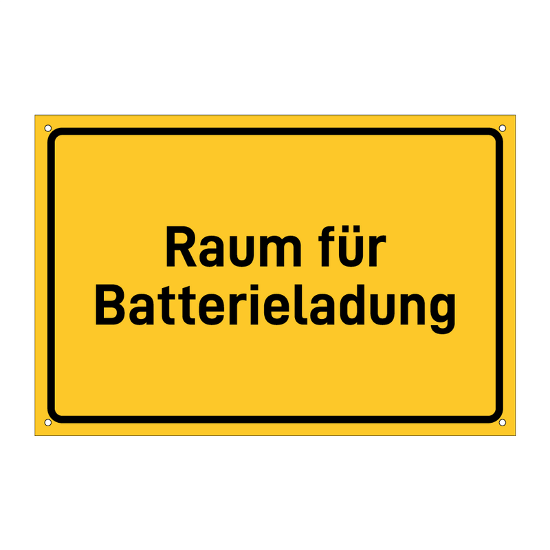 Raum für Batterieladung & Raum für Batterieladung & Raum für Batterieladung