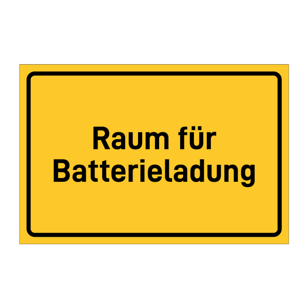 Raum für Batterieladung & Raum für Batterieladung & Raum für Batterieladung