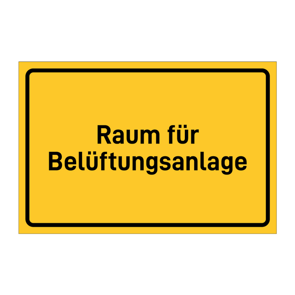 Raum für Belüftungsanlage & Raum für Belüftungsanlage & Raum für Belüftungsanlage
