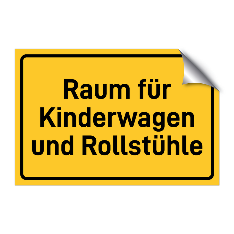 Raum für Kinderwagen und Rollstühle & Raum für Kinderwagen und Rollstühle