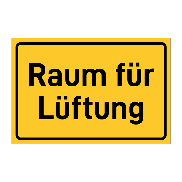 Raum für Lüftung & Raum für Lüftung & Raum für Lüftung & Raum für Lüftung