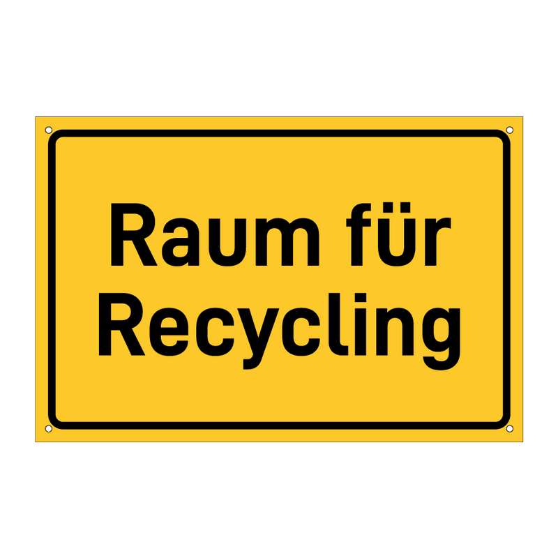 Raum für Recycling & Raum für Recycling & Raum für Recycling & Raum für Recycling