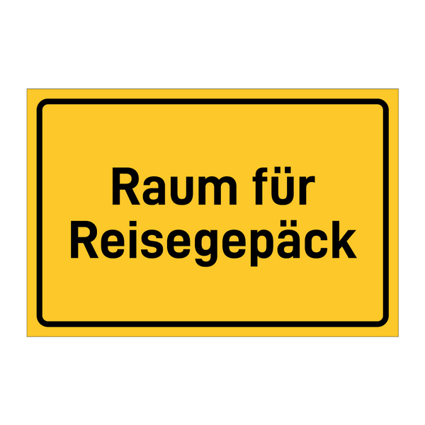 Raum für Reisegepäck & Raum für Reisegepäck & Raum für Reisegepäck & Raum für Reisegepäck