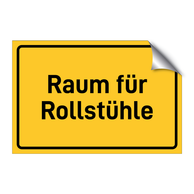 Raum für Rollstühle & Raum für Rollstühle & Raum für Rollstühle & Raum für Rollstühle