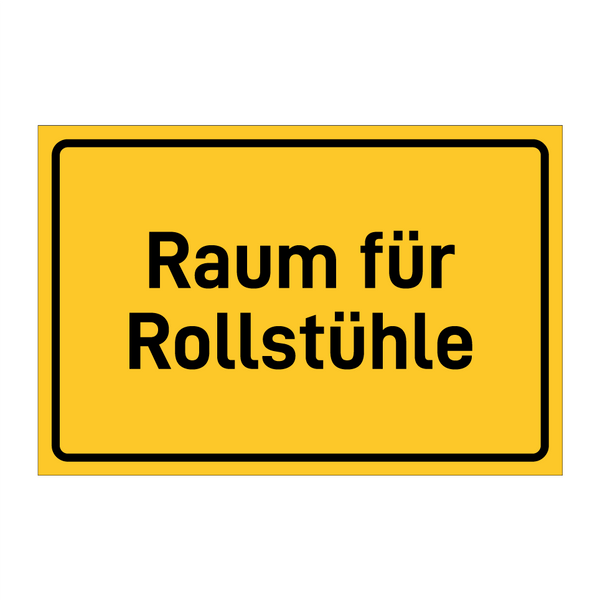 Raum für Rollstühle & Raum für Rollstühle & Raum für Rollstühle & Raum für Rollstühle