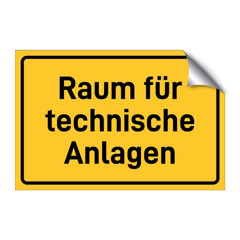 Raum für technische Anlagen & Raum für technische Anlagen & Raum für technische Anlagen