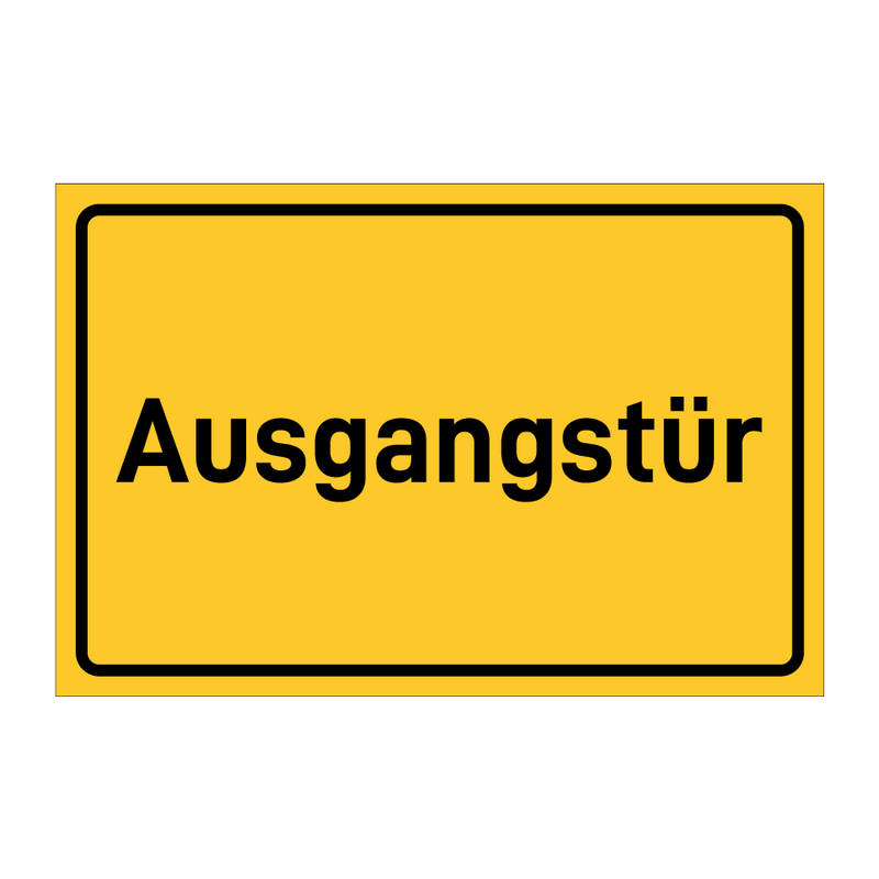 Ausgangstür