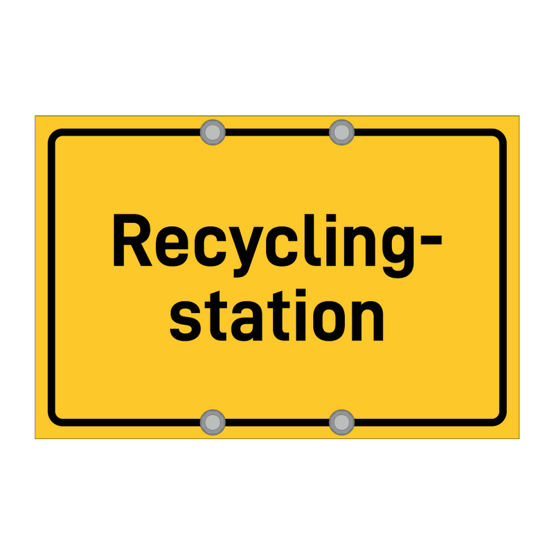 Recycling- station & Recycling- station & Recycling- station & Recycling- station