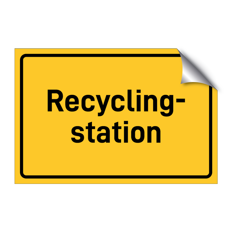 Recycling- station & Recycling- station & Recycling- station & Recycling- station