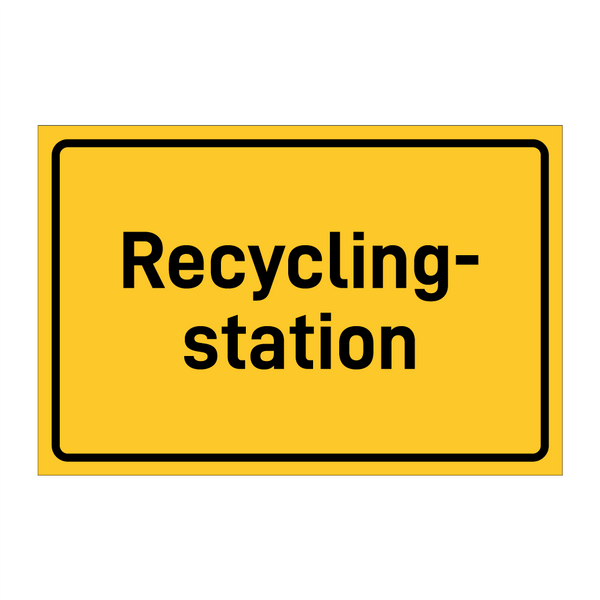 Recycling- station & Recycling- station & Recycling- station & Recycling- station