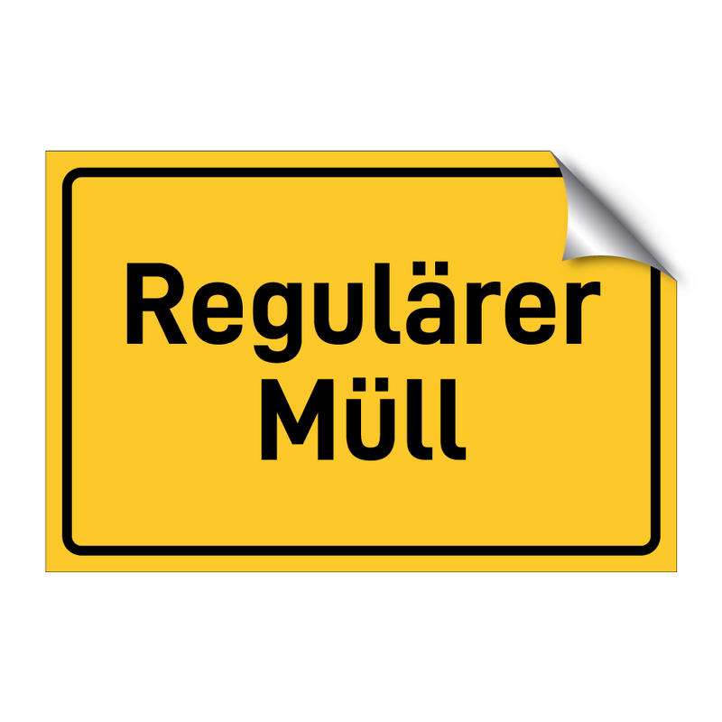 Regulärer Müll & Regulärer Müll & Regulärer Müll & Regulärer Müll