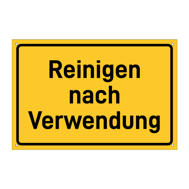 Reinigen nach Verwendung & Reinigen nach Verwendung & Reinigen nach Verwendung