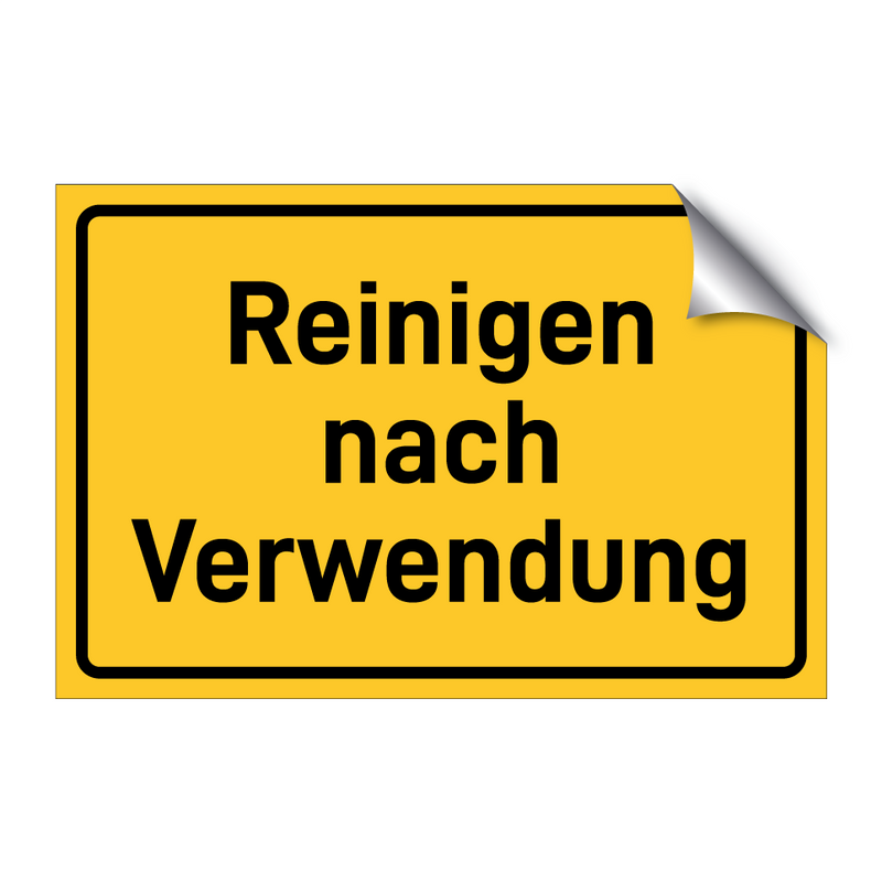 Reinigen nach Verwendung & Reinigen nach Verwendung & Reinigen nach Verwendung