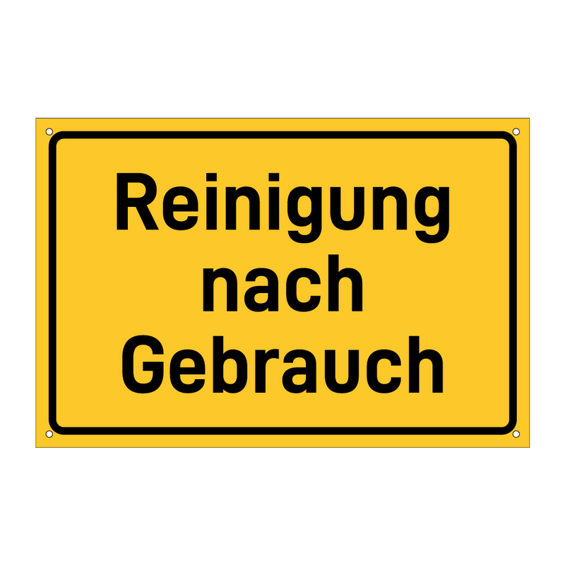 Reinigung nach Gebrauch & Reinigung nach Gebrauch & Reinigung nach Gebrauch