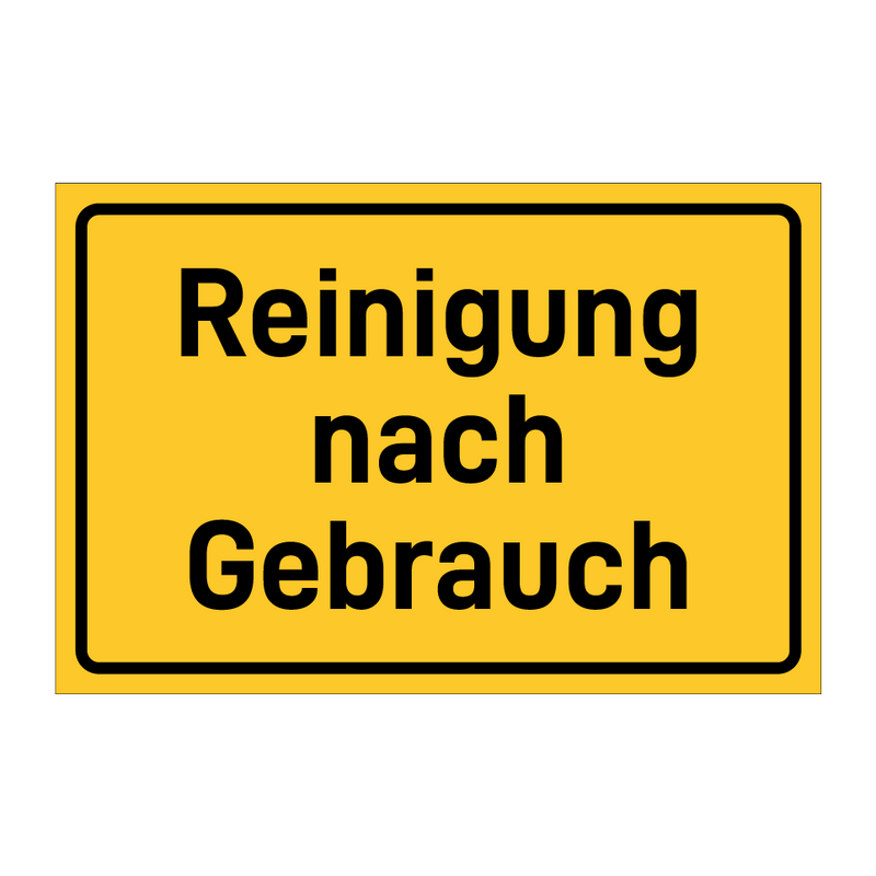Reinigung nach Gebrauch & Reinigung nach Gebrauch & Reinigung nach Gebrauch