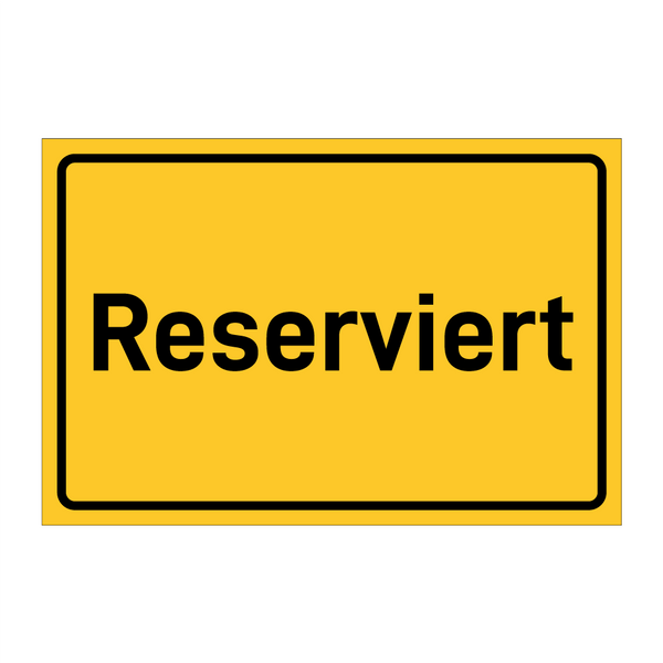 Reserviert & Reserviert & Reserviert & Reserviert & Reserviert & Reserviert & Reserviert