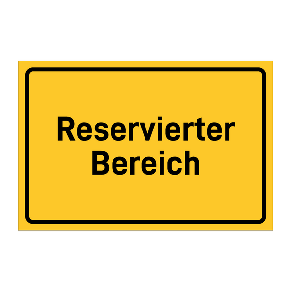 Reservierter Bereich & Reservierter Bereich & Reservierter Bereich & Reservierter Bereich