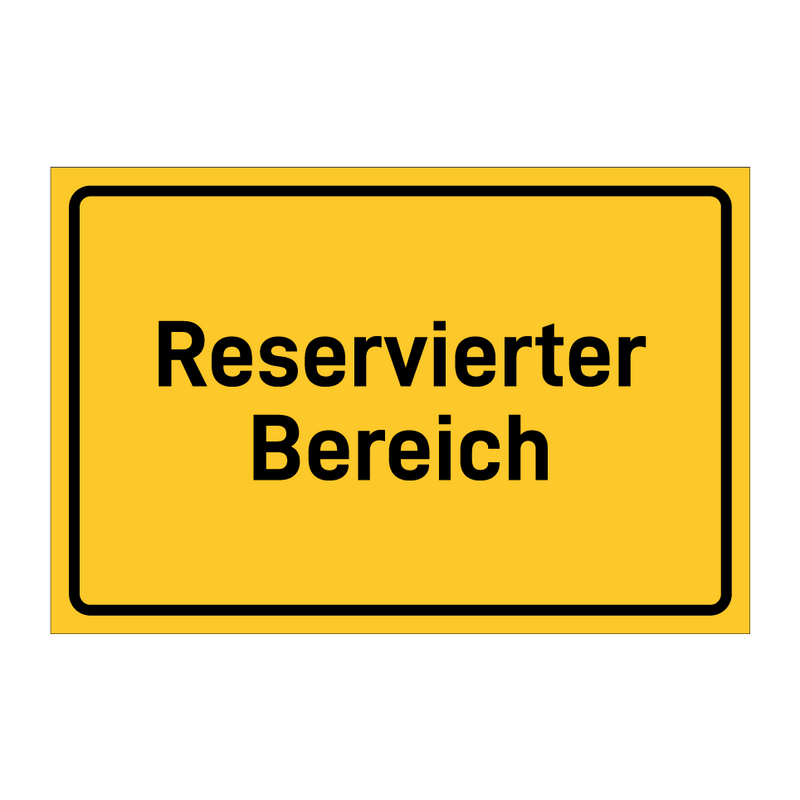 Reservierter Bereich & Reservierter Bereich & Reservierter Bereich & Reservierter Bereich