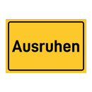 Ausruhen