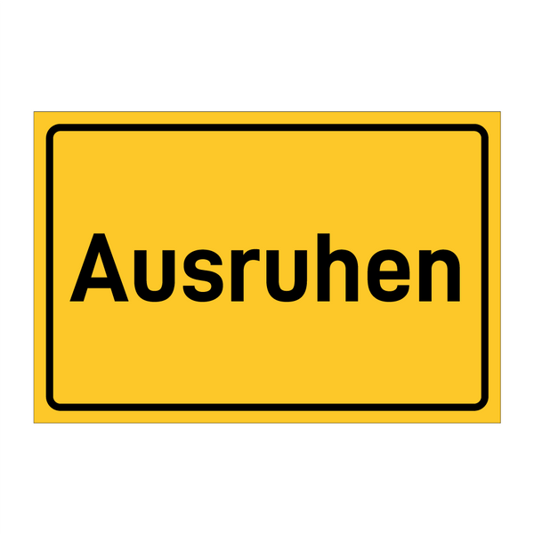 Ausruhen