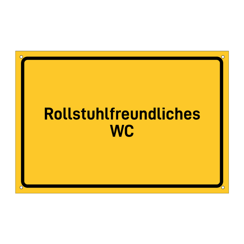 Rollstuhlfreundliches WC & Rollstuhlfreundliches WC & Rollstuhlfreundliches WC