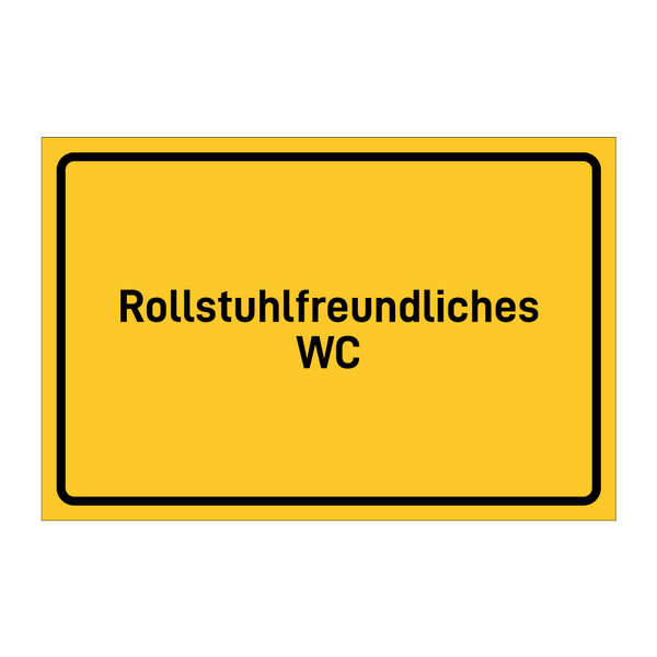 Rollstuhlfreundliches WC & Rollstuhlfreundliches WC & Rollstuhlfreundliches WC