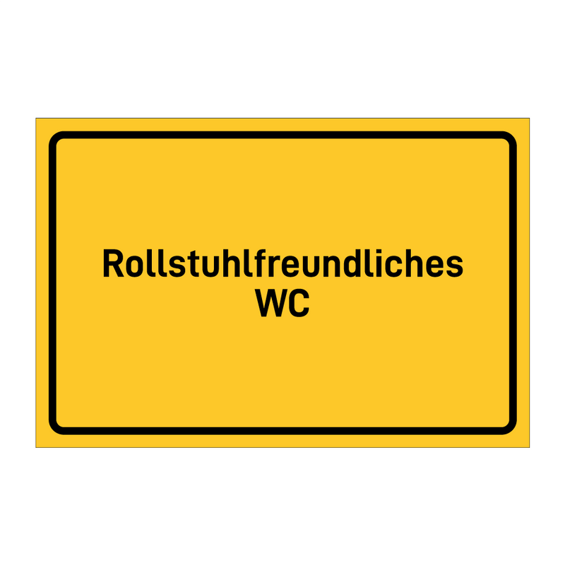Rollstuhlfreundliches WC & Rollstuhlfreundliches WC & Rollstuhlfreundliches WC