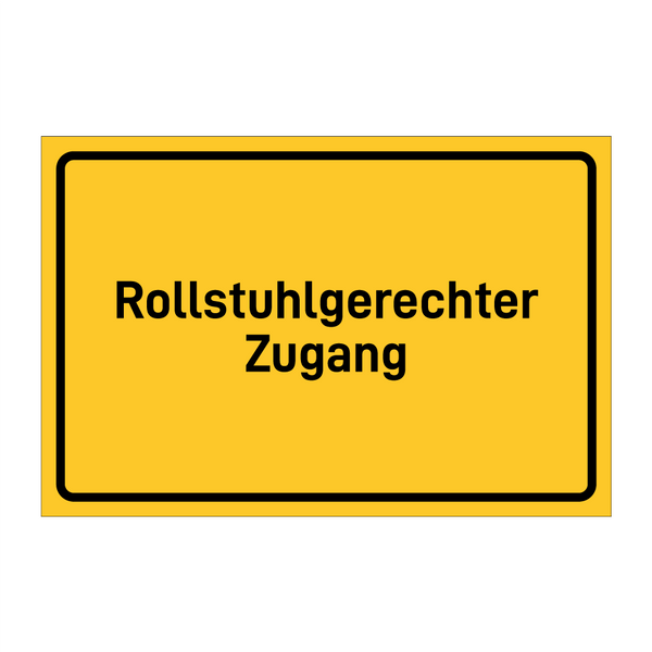 Rollstuhlgerechter Zugang & Rollstuhlgerechter Zugang & Rollstuhlgerechter Zugang