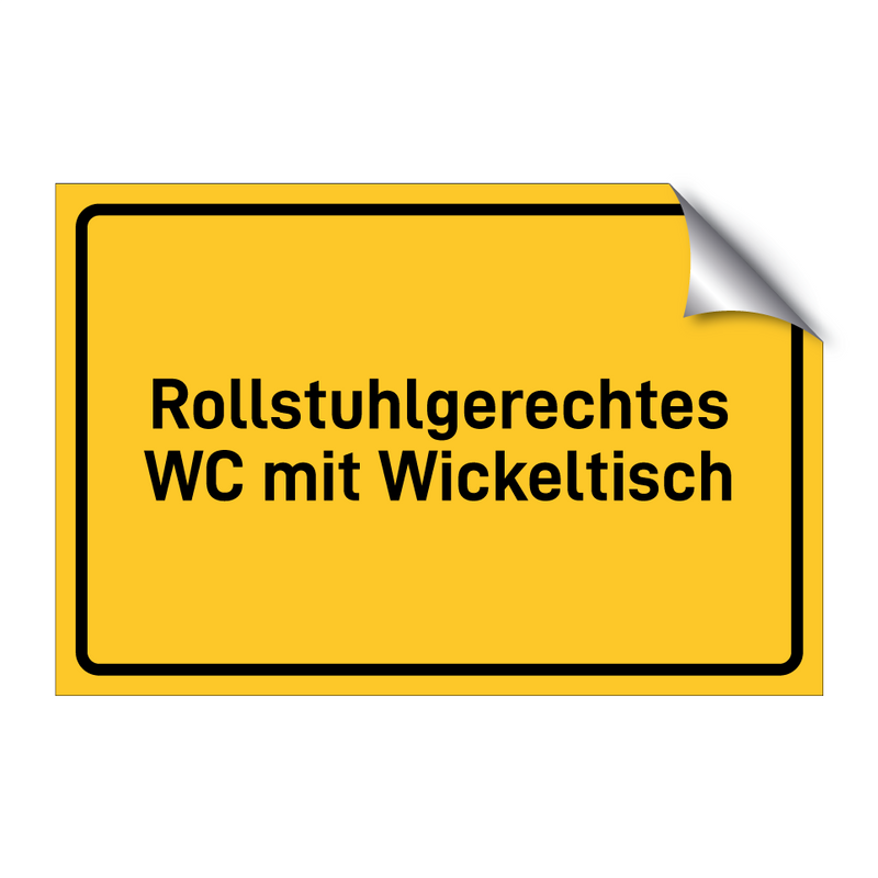 Rollstuhlgerechtes WC mit Wickeltisch & Rollstuhlgerechtes WC mit Wickeltisch