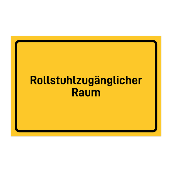 Rollstuhlzugänglicher Raum & Rollstuhlzugänglicher Raum & Rollstuhlzugänglicher Raum