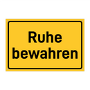 Ruhe bewahren & Ruhe bewahren & Ruhe bewahren & Ruhe bewahren & Ruhe bewahren & Ruhe bewahren