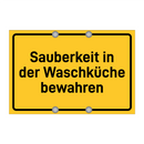 Sauberkeit in der Waschküche bewahren & Sauberkeit in der Waschküche bewahren