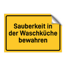 Sauberkeit in der Waschküche bewahren & Sauberkeit in der Waschküche bewahren