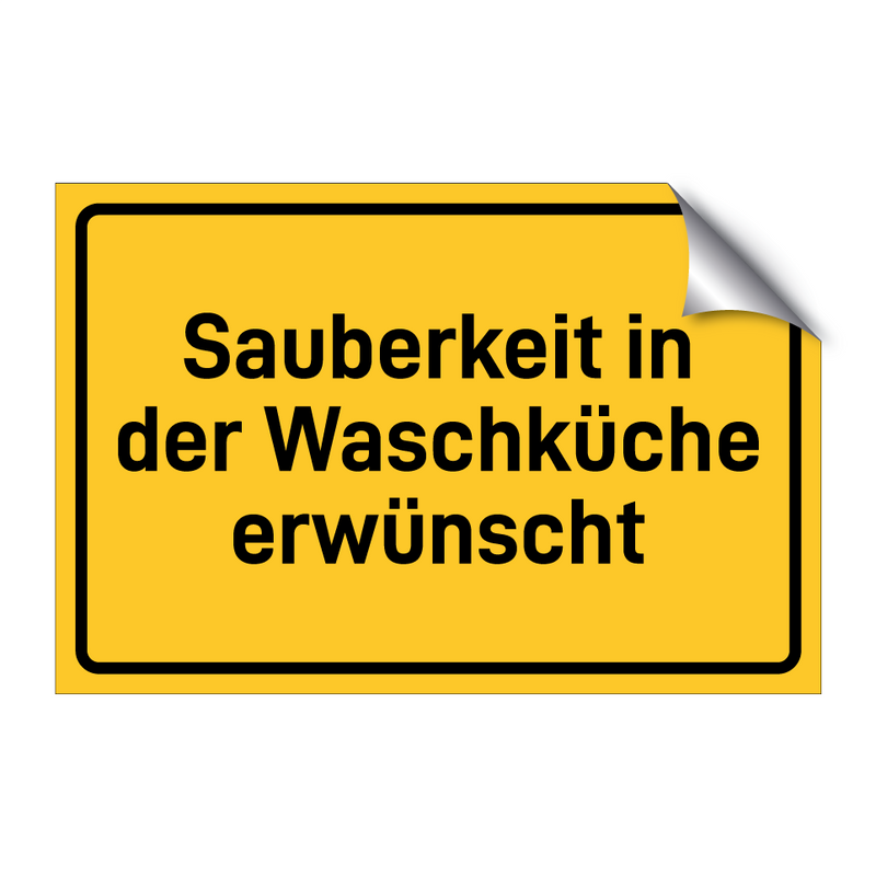 Sauberkeit in der Waschküche erwünscht & Sauberkeit in der Waschküche erwünscht