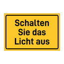 Schalten Sie das Licht aus & Schalten Sie das Licht aus & Schalten Sie das Licht aus